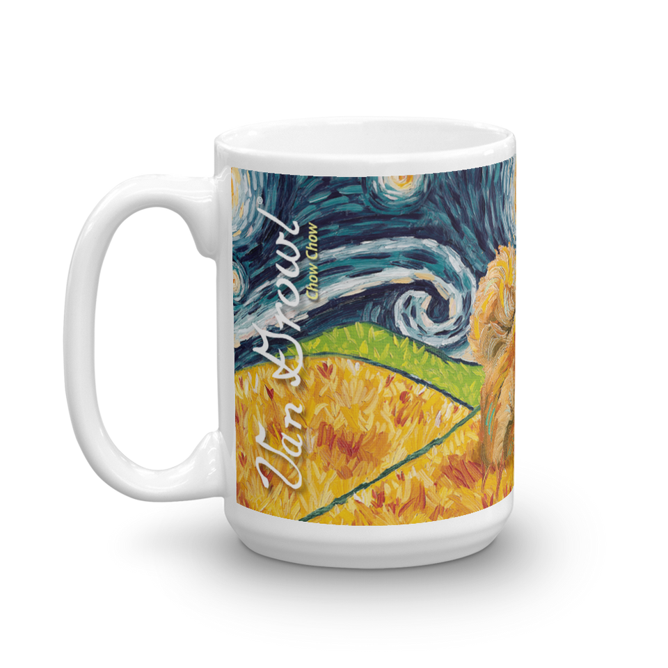 Chow (light) STARRY NIGHT Mug-15oz