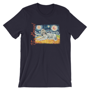 Afghan Hound (light) STARRY NIGHT T-Shirt