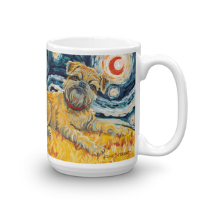 Brussels Griffon  STARRY NIGHT Mug-15oz