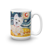 Westie STARRY NIGHT Mug-15oz