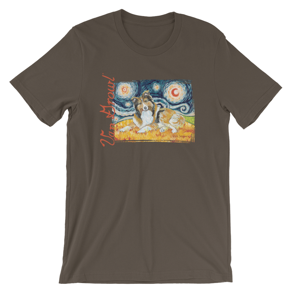 Shetland Sheepdog  STARRY NIGHT T-Shirt