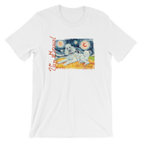 Poodle  (Standard - white)  STARRY NIGHT T-Shirt