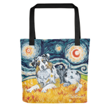 Australian Shepherd STARRY NIGHT Tote