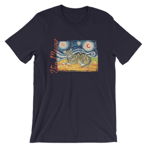 Tabby Cat (shorthaired) STARRY NIGHT T-Shirt