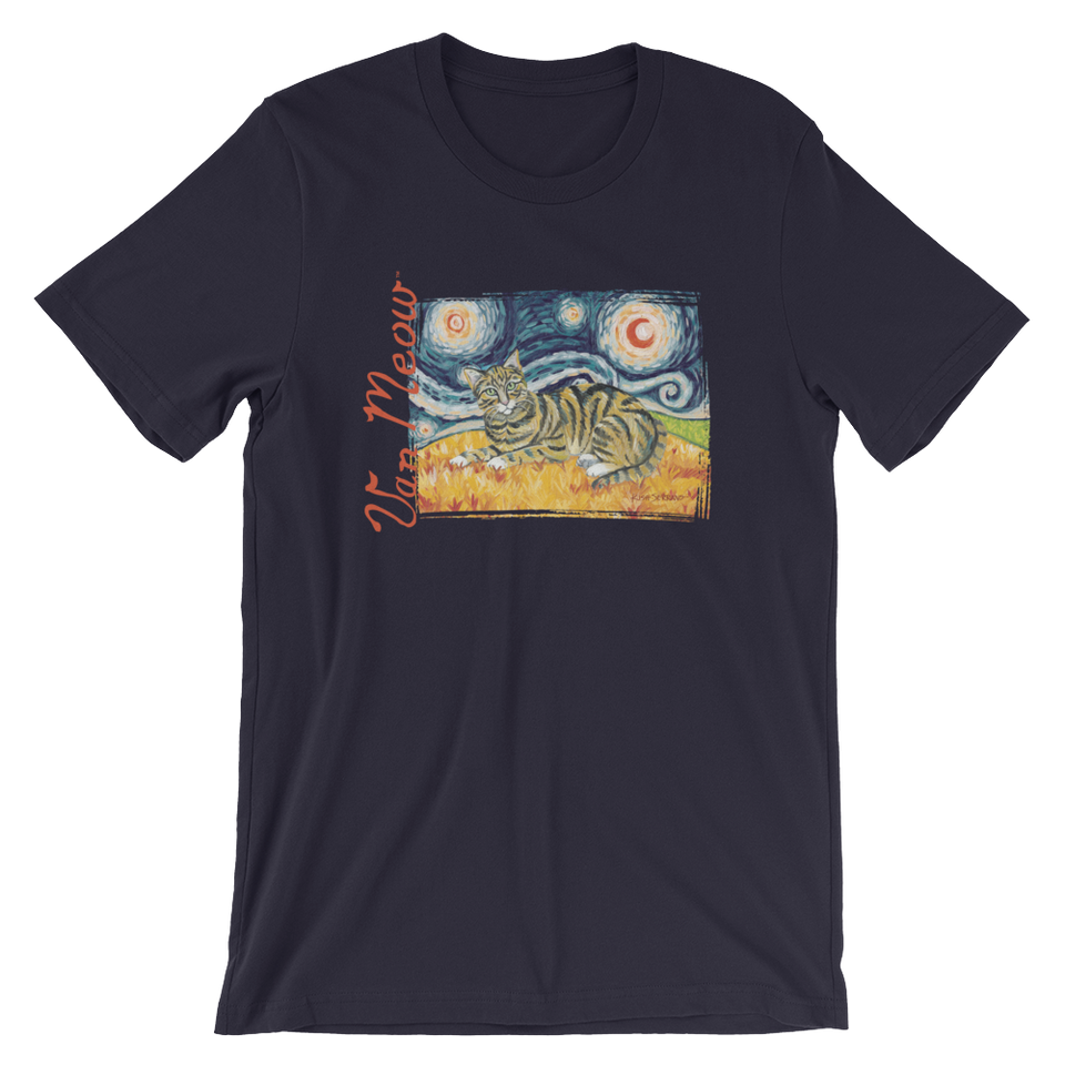 Tabby Cat (shorthaired) STARRY NIGHT T-Shirt