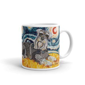 Schnauzer STARRY NIGHT Mug-15oz