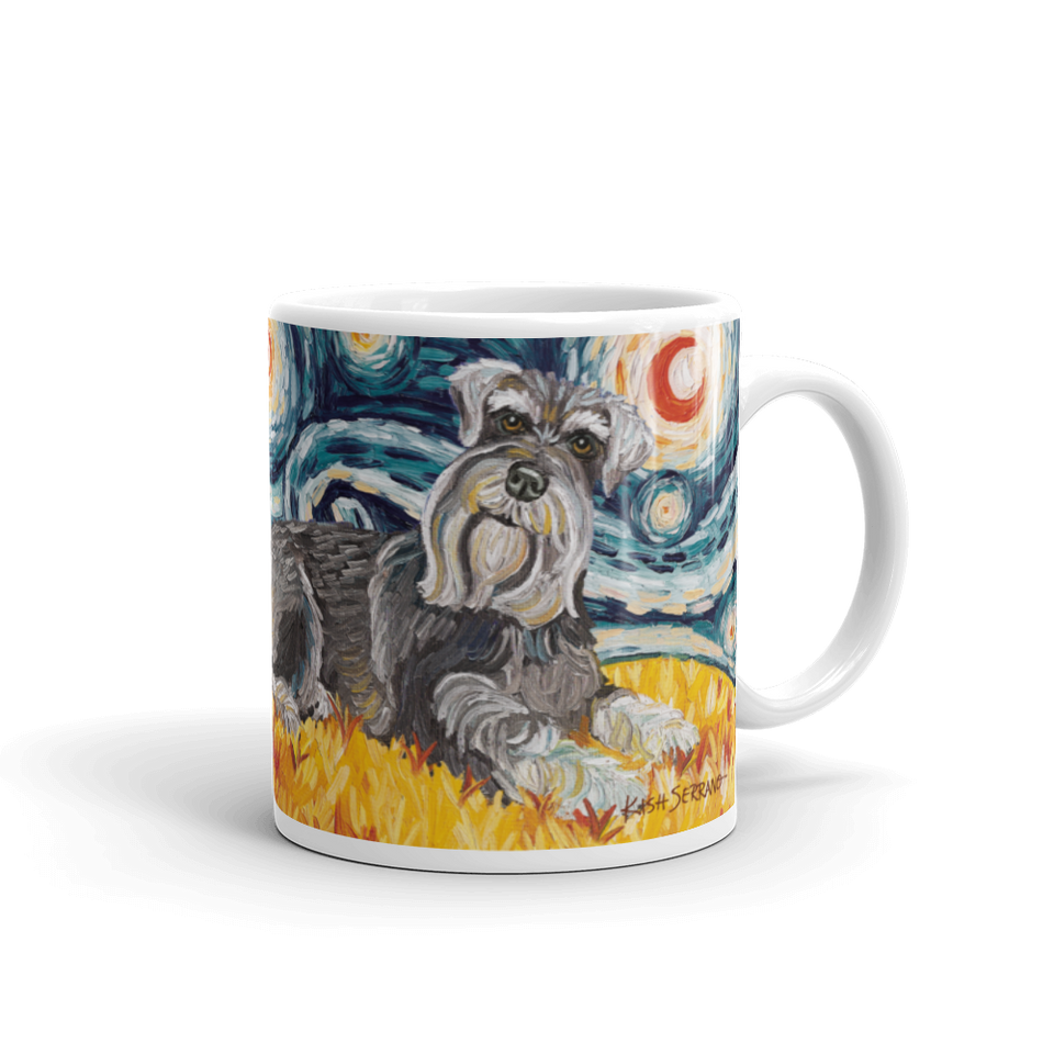 Schnauzer STARRY NIGHT Mug-15oz