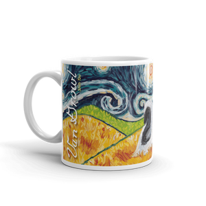 Shih Tzu (black & white) STARRY NIGHT Mug-15oz