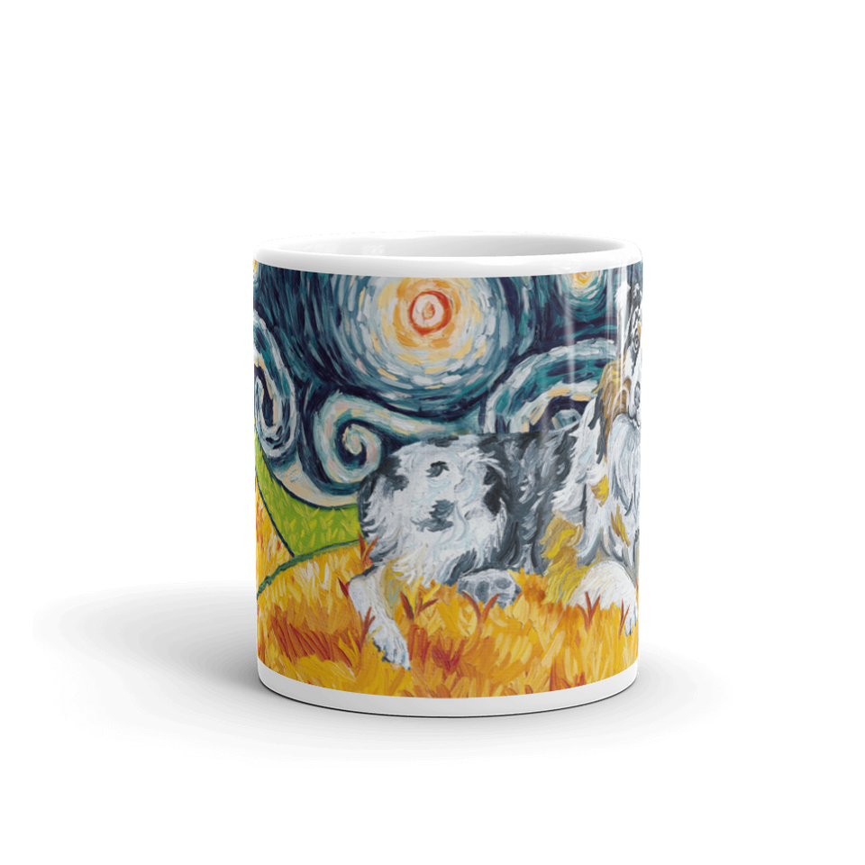 Australian Shepherd STARRY NIGHT Mug-15oz