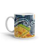 Pit Bull Terrier (grey) STARRY NIGHT Mug-15oz