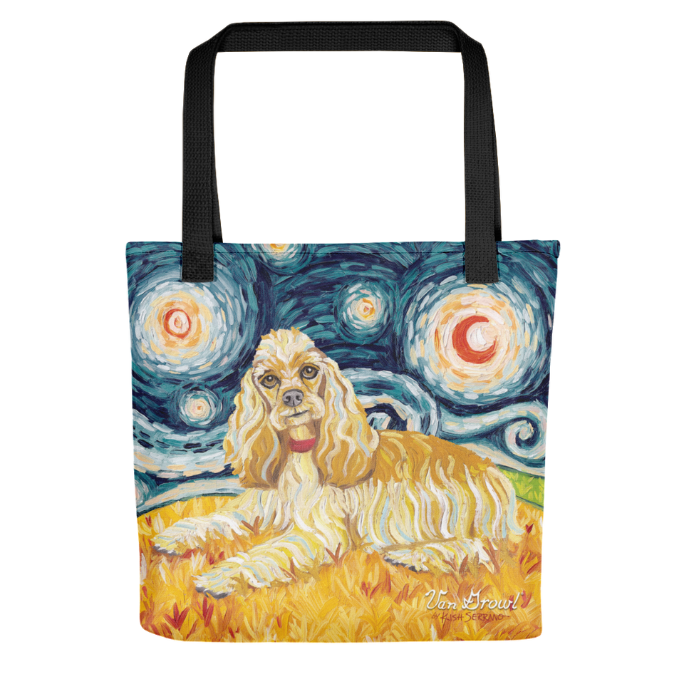 Cocker Spaniel STARRY NIGHT Tote