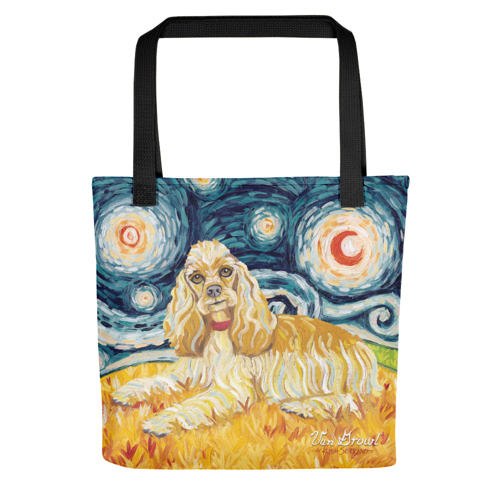 Cocker Spaniel STARRY NIGHT Tote