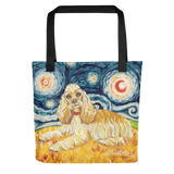 Cocker Spaniel STARRY NIGHT Tote