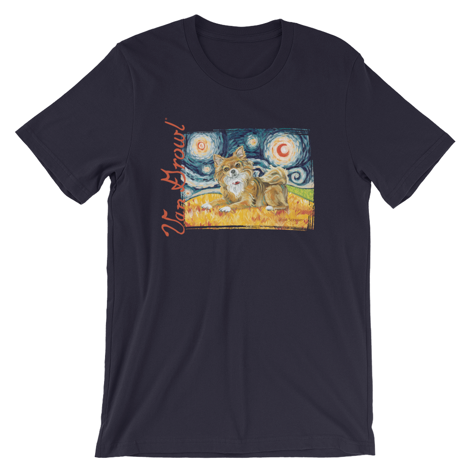 Chihuahua (long haired) STARRY NIGHT T-Shirt