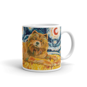 Chow (light) STARRY NIGHT Mug-15oz