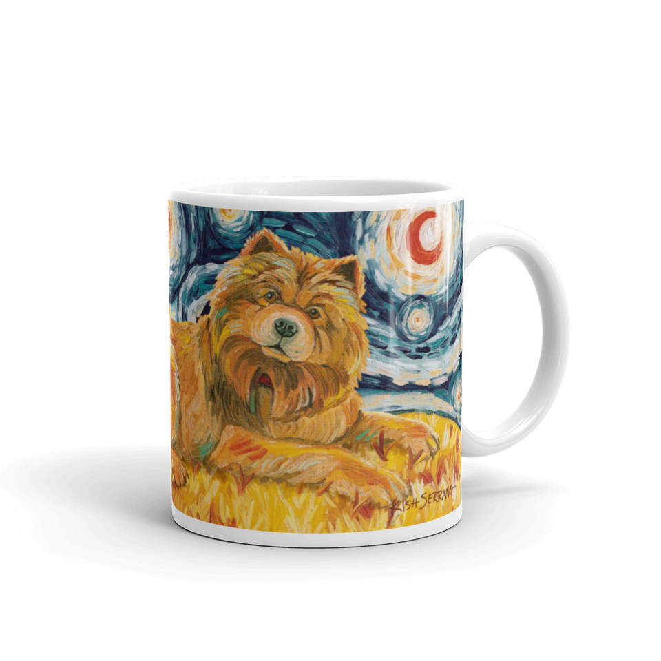 Chow (light) STARRY NIGHT Mug-15oz