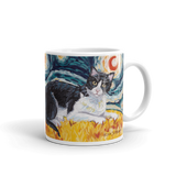 Tuxedo (shorthaired) STARRY NIGHT Mug 150z