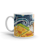 Collie (dark face) STARRY NIGHT Mug-15oz