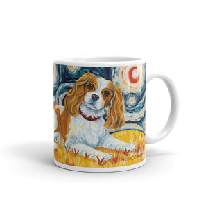 Cavalier King Charles (blenheim) STARRY NIGHT Mug-15oz