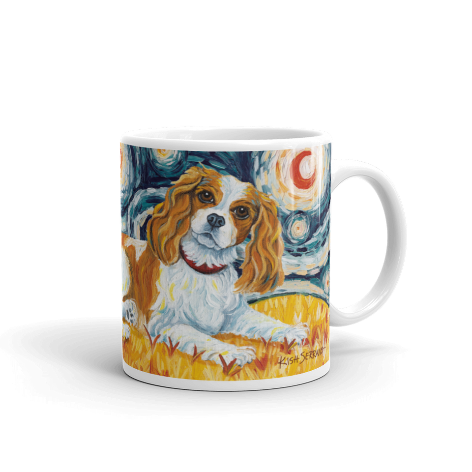 Cavalier King Charles (blenheim) STARRY NIGHT Mug-15oz