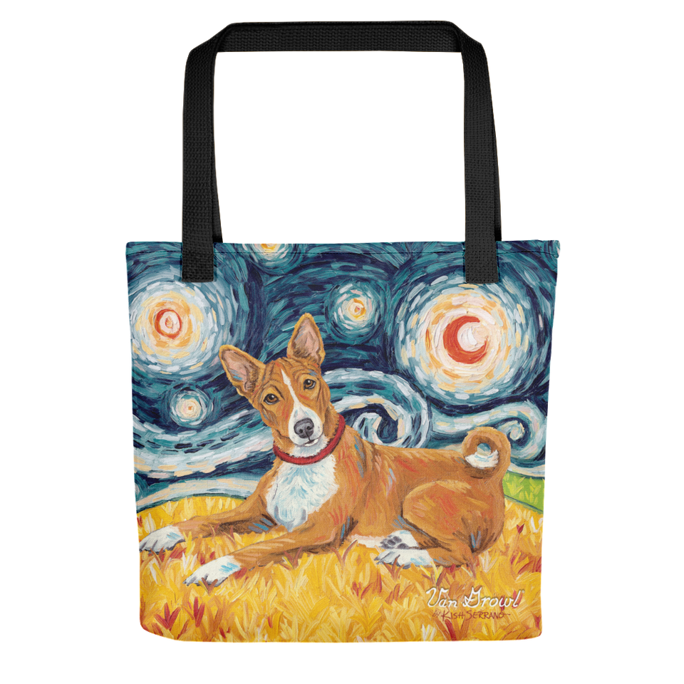 Basenji STARRY NIGHT Tote