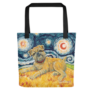 Brussels Griffon STARRY NIGHT Tote