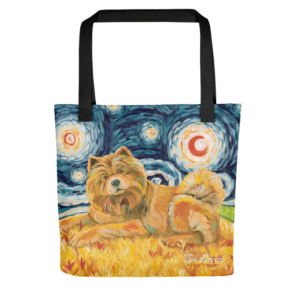 Chow (light) STARRY NIGHT Tote