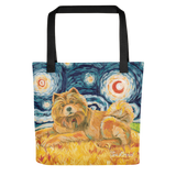 Chow (light) STARRY NIGHT Tote