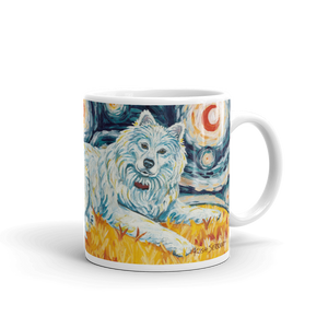 Samoyed STARRY NIGHT Mug-15oz