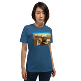Basset Hound Art T-shirt inspired by Dali