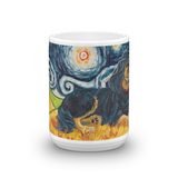 Cavalier King Charles (black & tan) STARRY NIGHT Mug-15oz