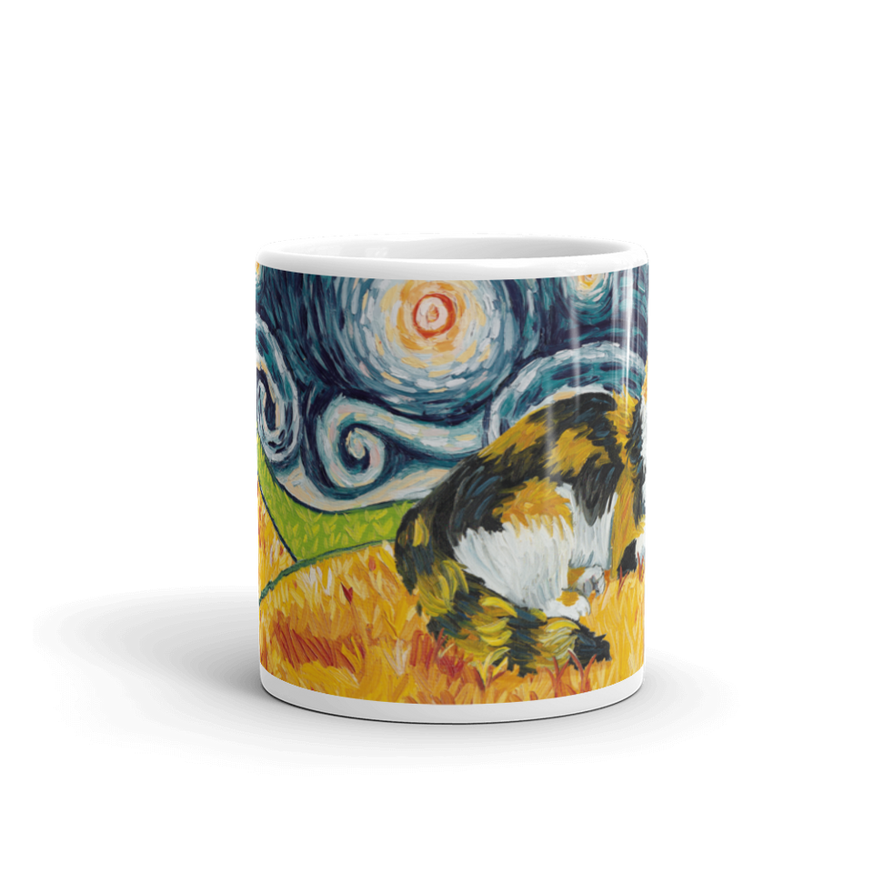 Calico (longhaired) STARRY NIGHT Mug - 15oz