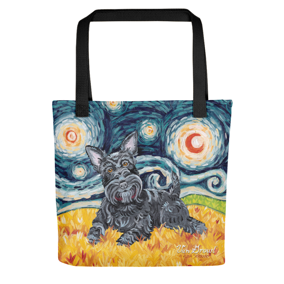 Scottish Terrier STARRY NIGHT Tote