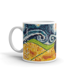 Tuxedo (shorthaired) STARRY NIGHT Mug 150z