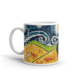 Tuxedo (shorthaired) STARRY NIGHT Mug 150z