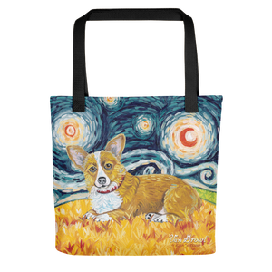 Corgi (Pembroke Welsh) STARRY NIGHT Tote