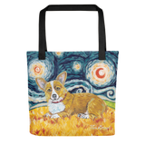 Corgi (Pembroke Welsh) STARRY NIGHT Tote