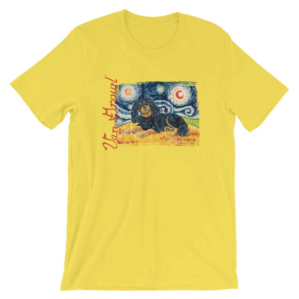 Cavalier King Charles (black & tan) STARRY NIGHT T-Shirt
